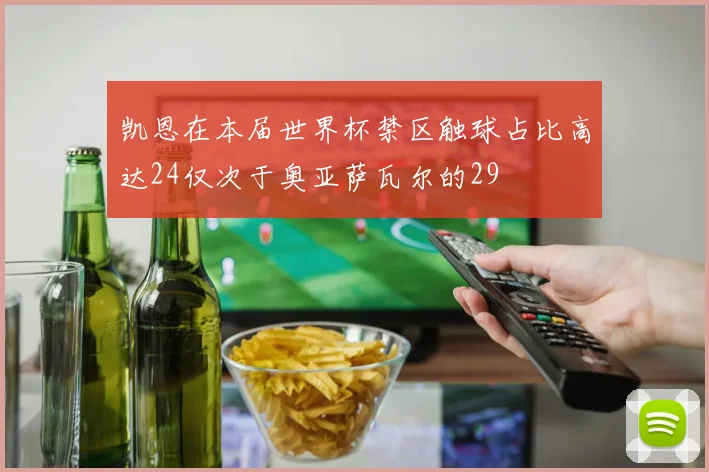 凯恩在本届世界杯禁区触球占比高达24仅次于奥亚萨瓦尔的29